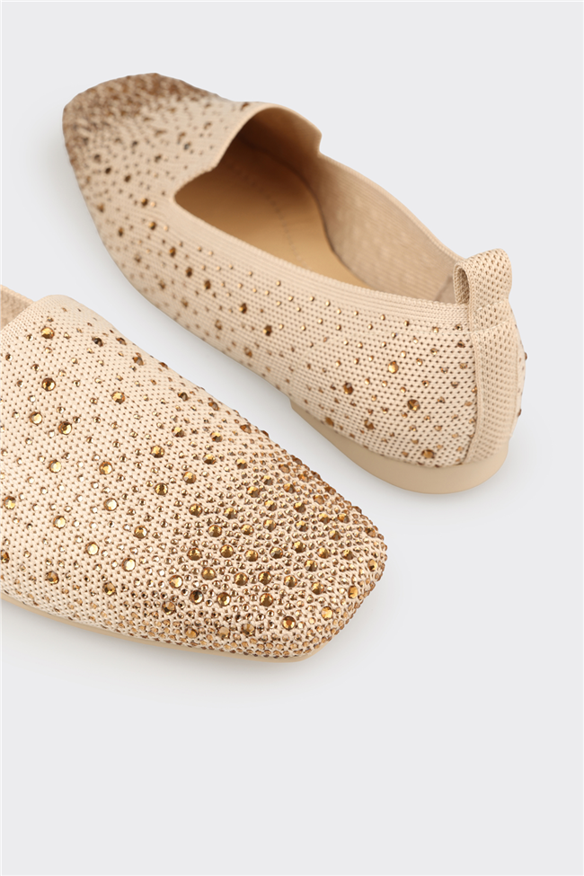 Bej Kadın Günlük Ayakkabı