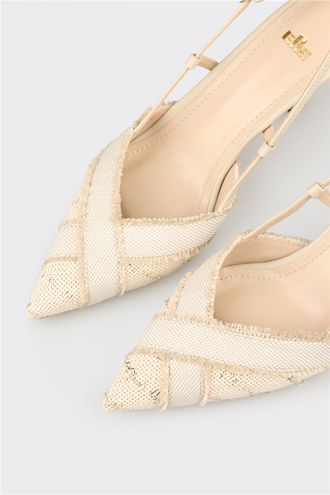 Bej Kadın Klasik Ayakkabı