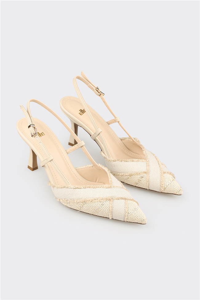 Bej Kadın Klasik Ayakkabı