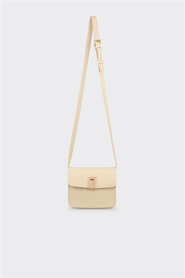 Bej Kadın Küçük Çapraz Çanta