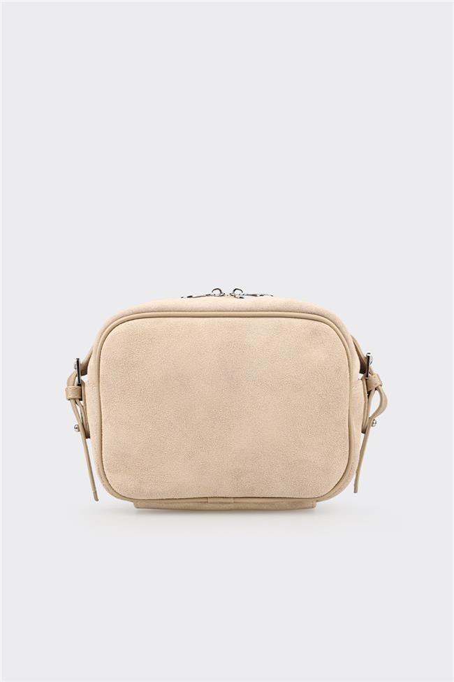 Bej Kadın Küçük Çapraz Çanta