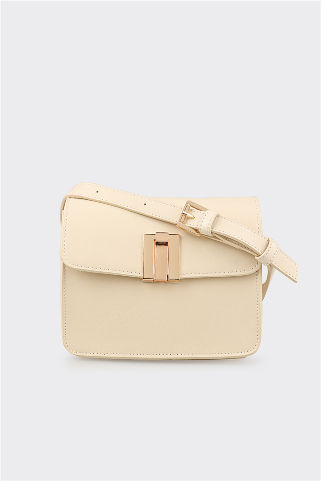 Bej Kadın Küçük Çapraz Çanta