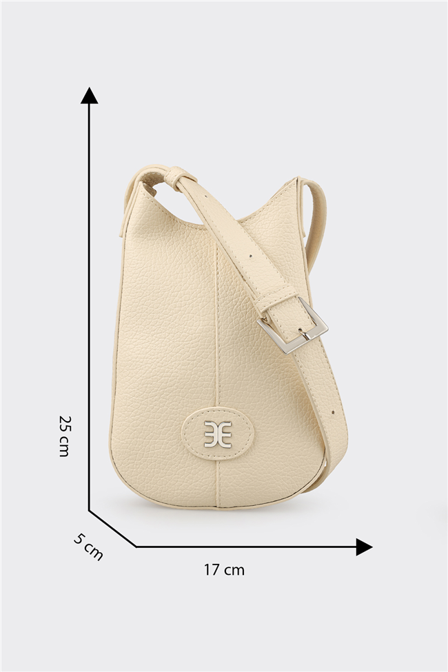 Bej Kadın Küçük Çapraz Çanta