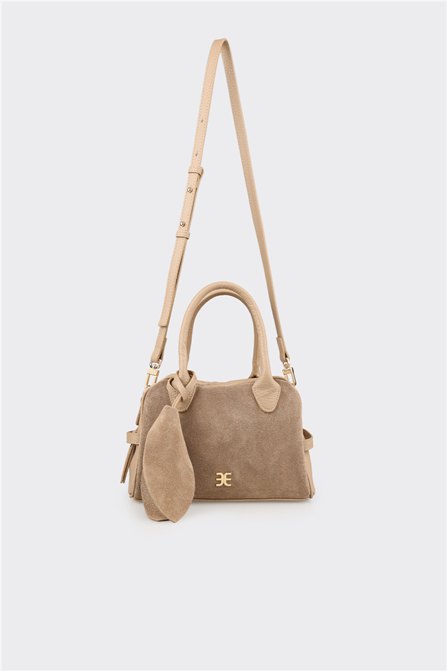 Bej Kadın Küçük El Çantası