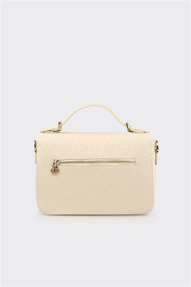 Bej Kadın Küçük El Çantası