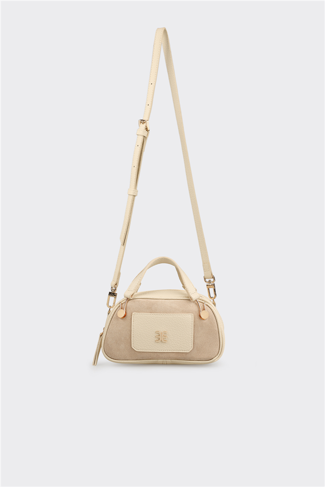 Bej Kadın Küçük El Çantası