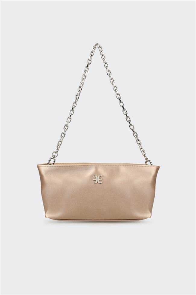 Bej Kadın Küçük Omuz Çantası