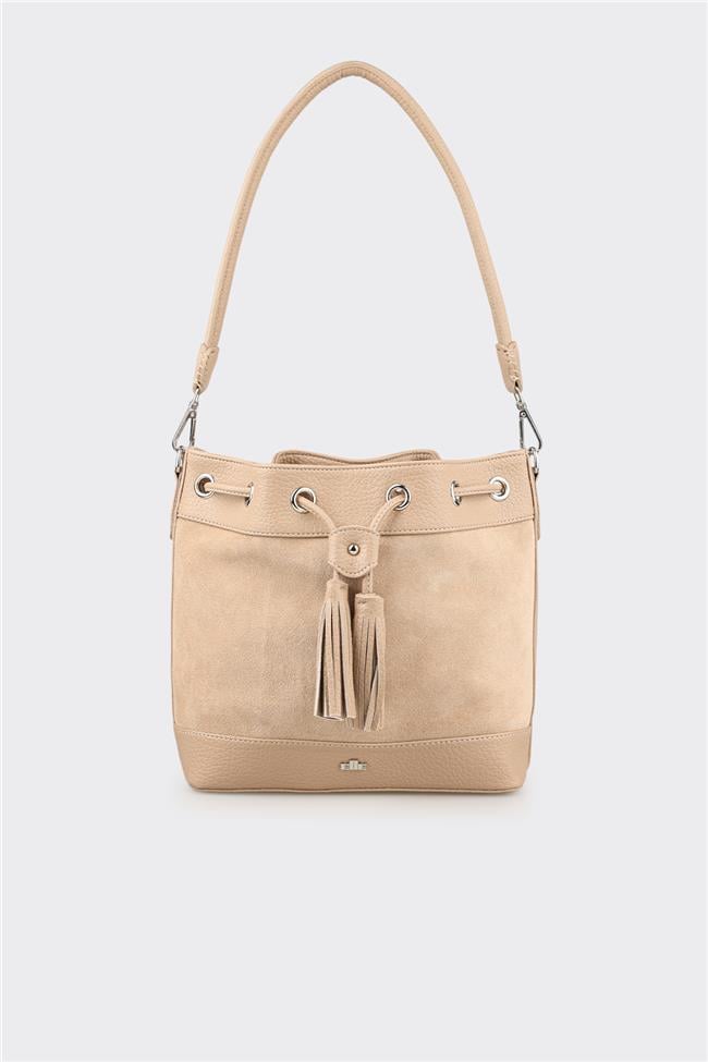 Bej Kadın Omuz Çantası