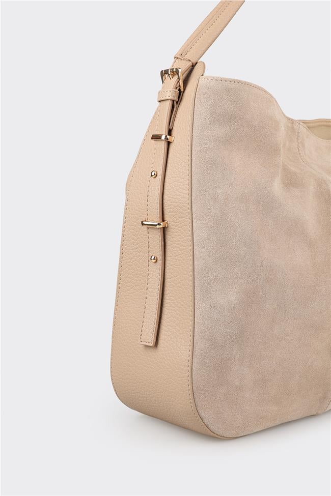 Bej Kadın Omuz Çantası