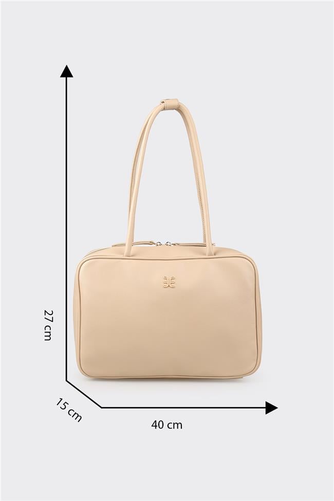 Bej Kadın Omuz Çantası