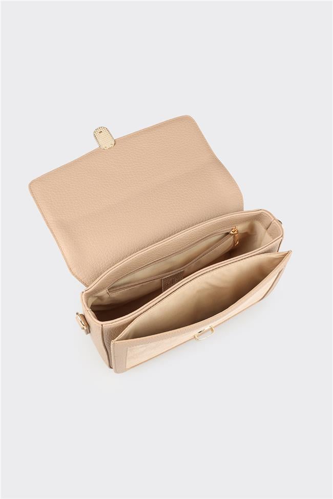 Bej Kadın Omuz Çantası