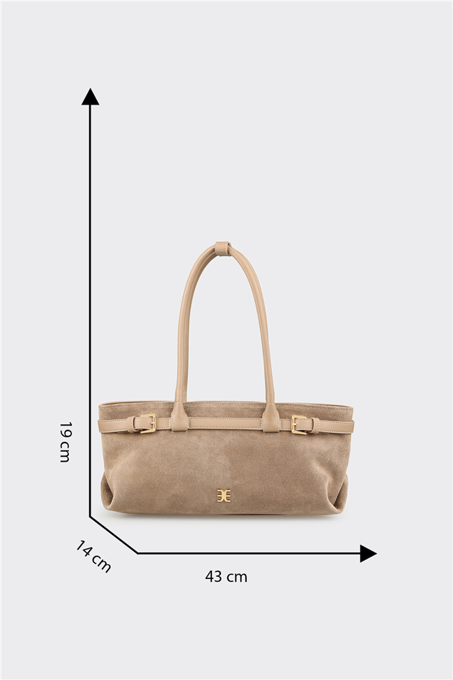 Bej Kadın Omuz Çantası