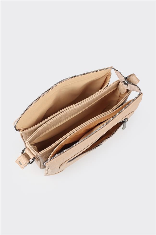 Bej Kadın Omuz Çantası