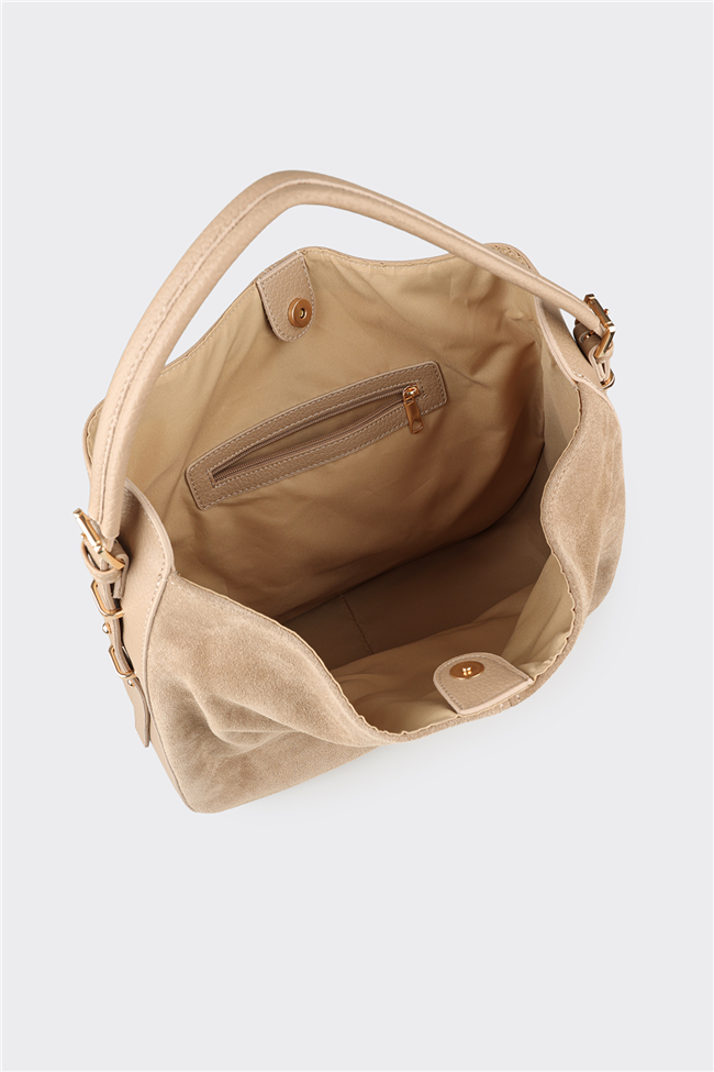 Bej Kadın Omuz Çantası