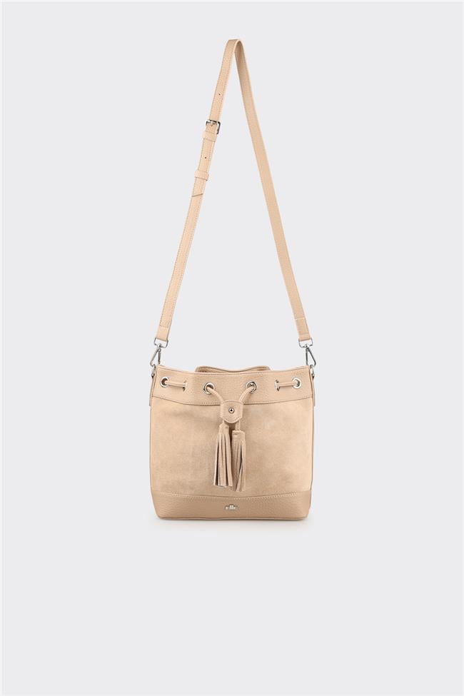 Bej Kadın Omuz Çantası