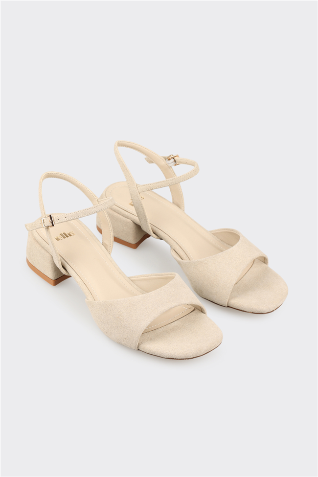 Bej Kadın Sandalet