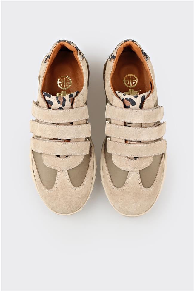 Bej Kadın Spor Ayakkabı