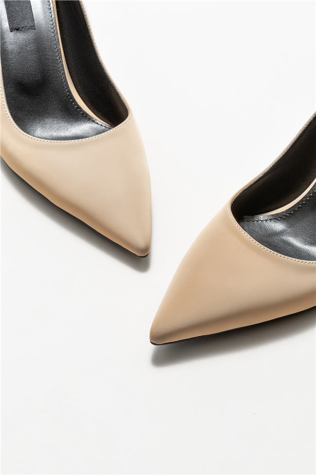 Bej Kadın Stiletto