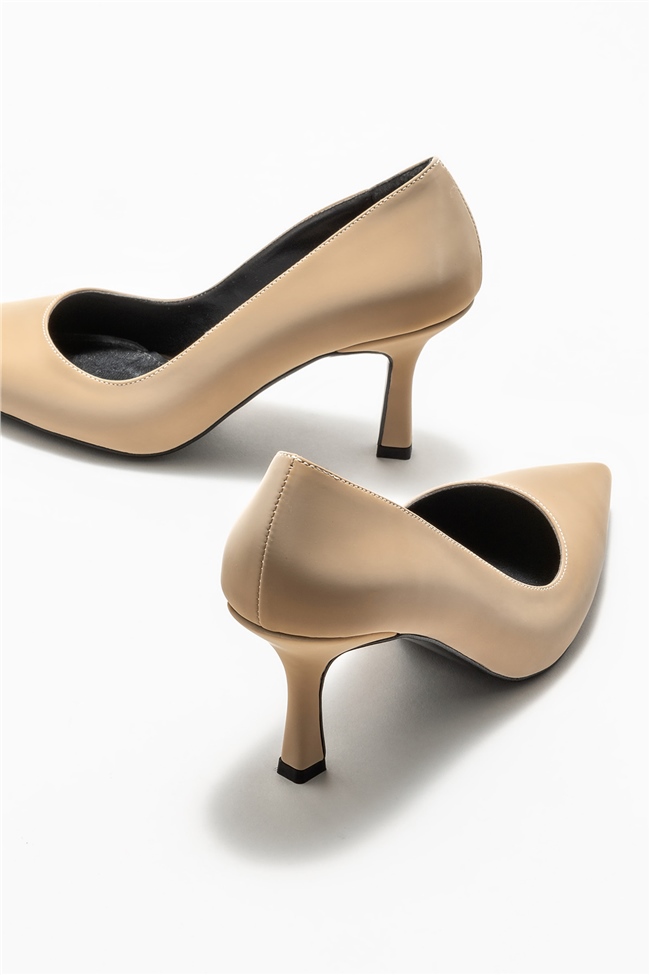 Bej Kadın Stiletto