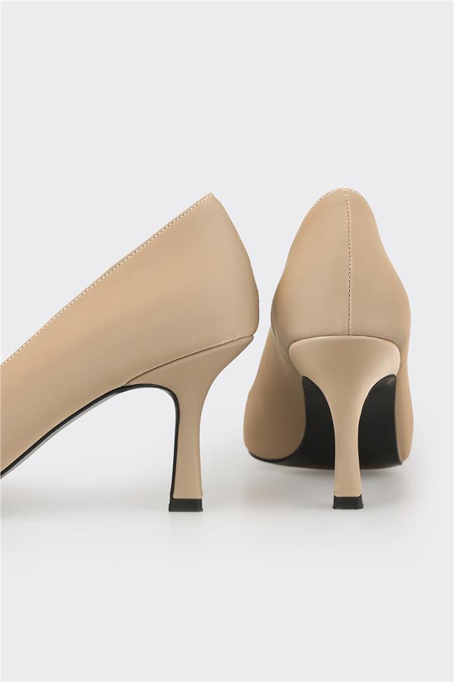 Bej Kadın Stiletto