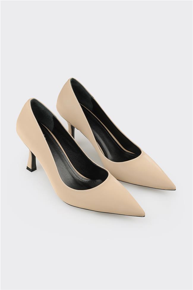 Bej Kadın Stiletto