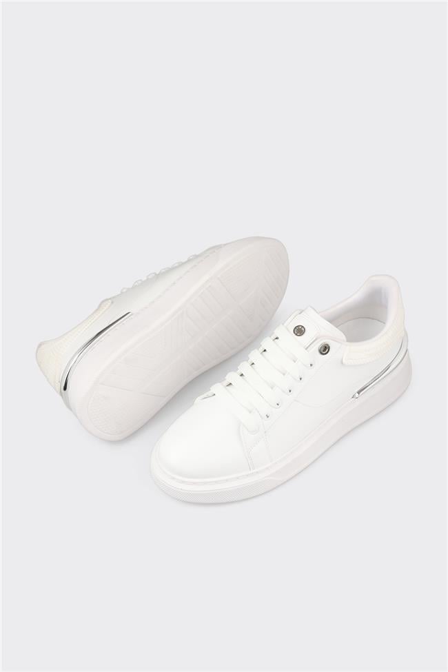 Beyaz Erkek Spor Ayakkabı