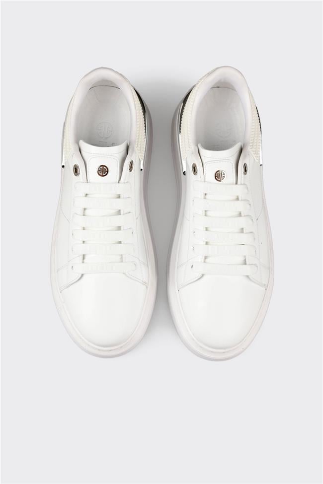 Beyaz Erkek Spor Ayakkabı