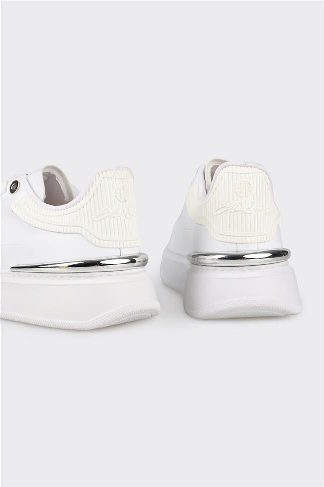Beyaz Erkek Spor Ayakkabı