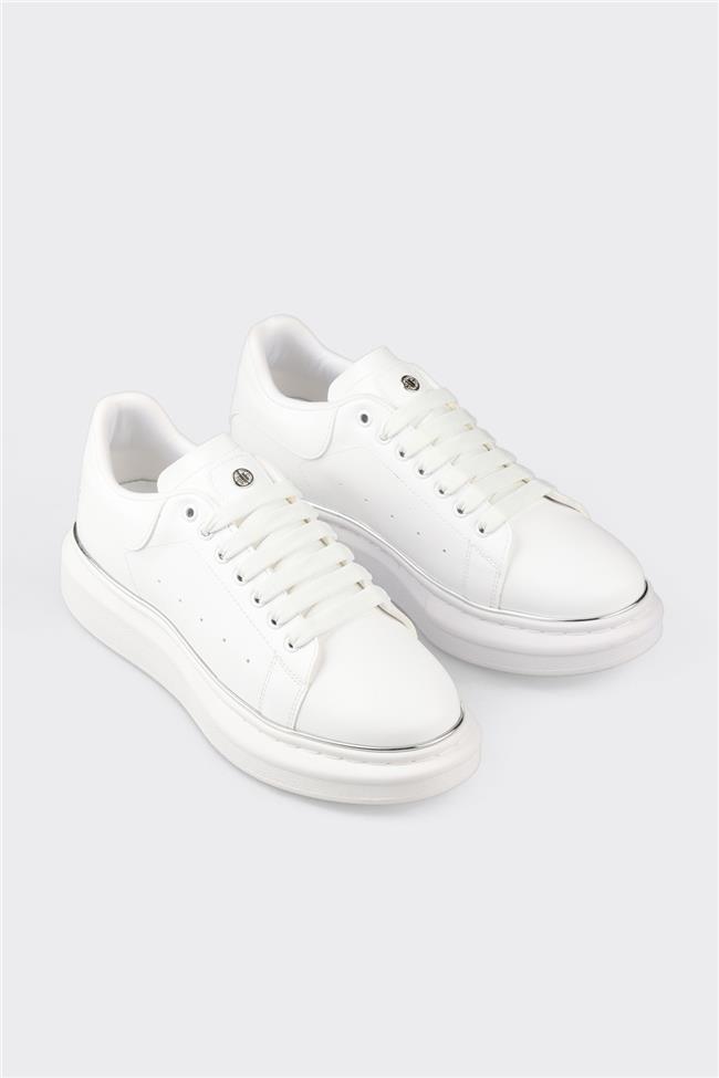 Beyaz Erkek Spor Ayakkabı