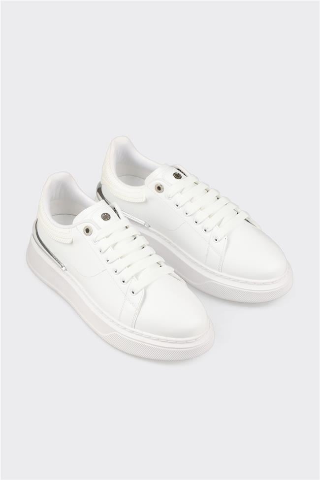 Beyaz Erkek Spor Ayakkabı