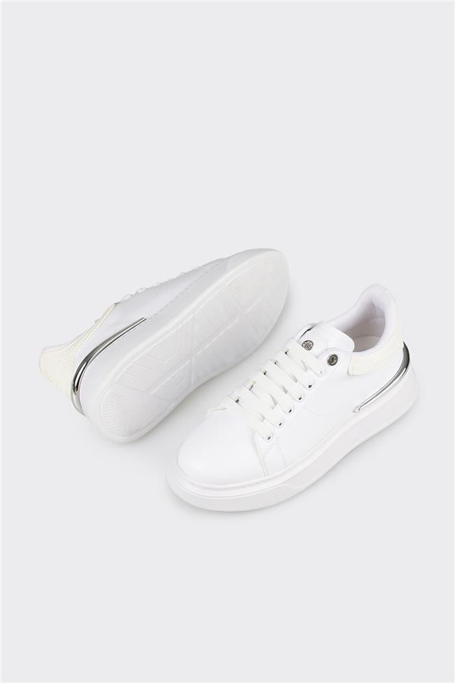 Beyaz Erkek Spor Ayakkabı