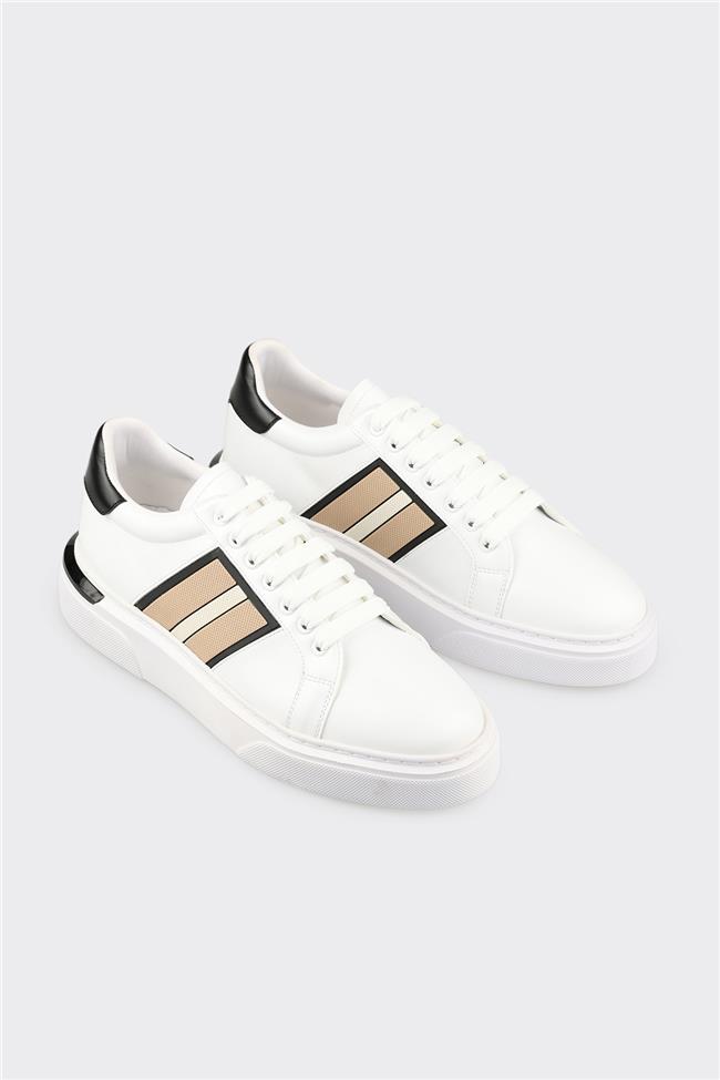 Beyaz Erkek Spor Ayakkabı