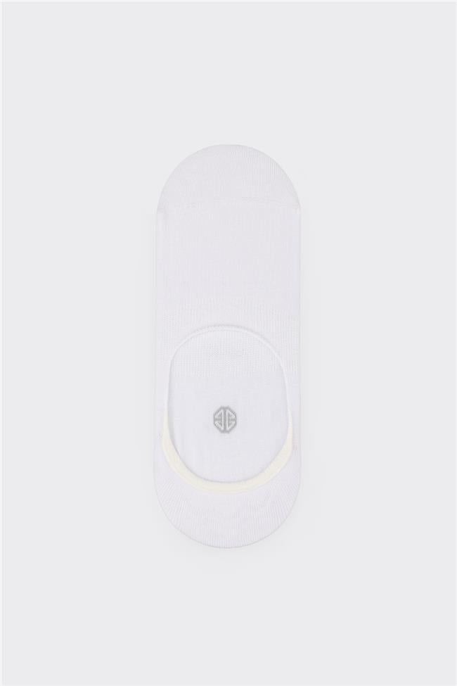 Beyaz Kadın Babet Çorap