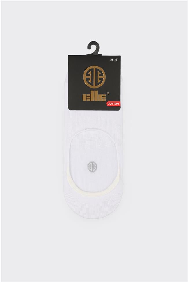 Beyaz Kadın Babet Çorap