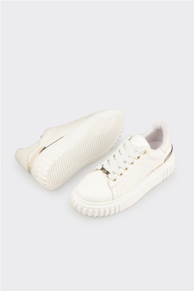 Beyaz Kadın Spor Ayakkabı