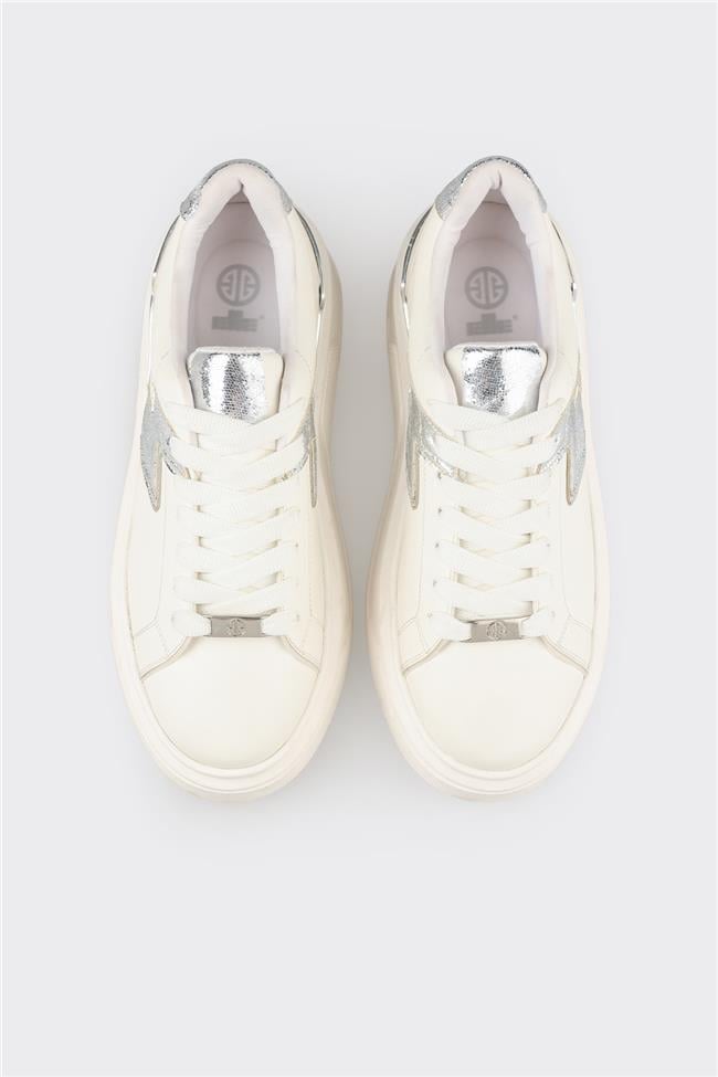 Beyaz Kadın Spor Ayakkabı