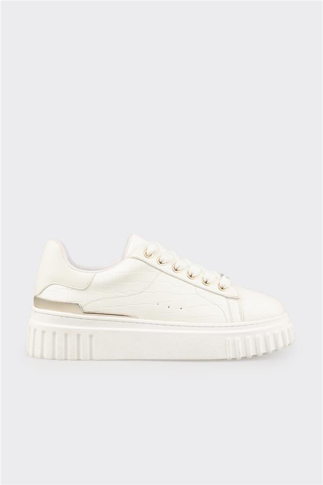 Beyaz Kadın Spor Ayakkabı