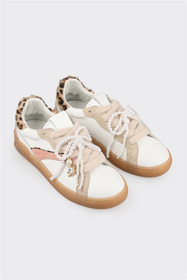 Beyaz Kadın Spor Ayakkabı