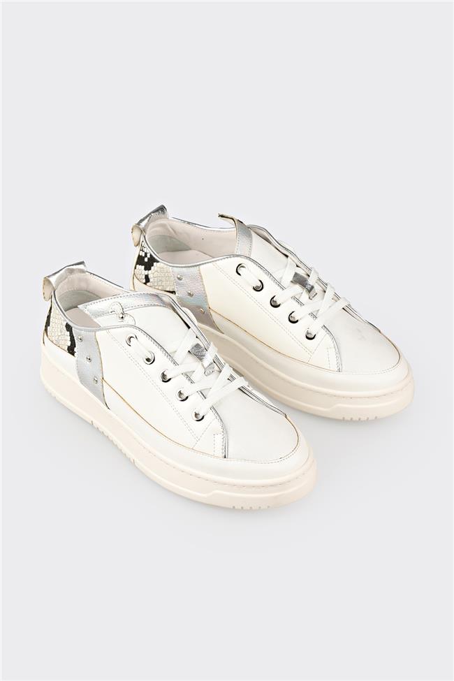 Beyaz Kadın Spor Ayakkabı