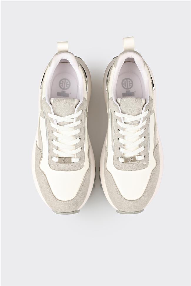 Beyaz Kadın Spor Ayakkabı