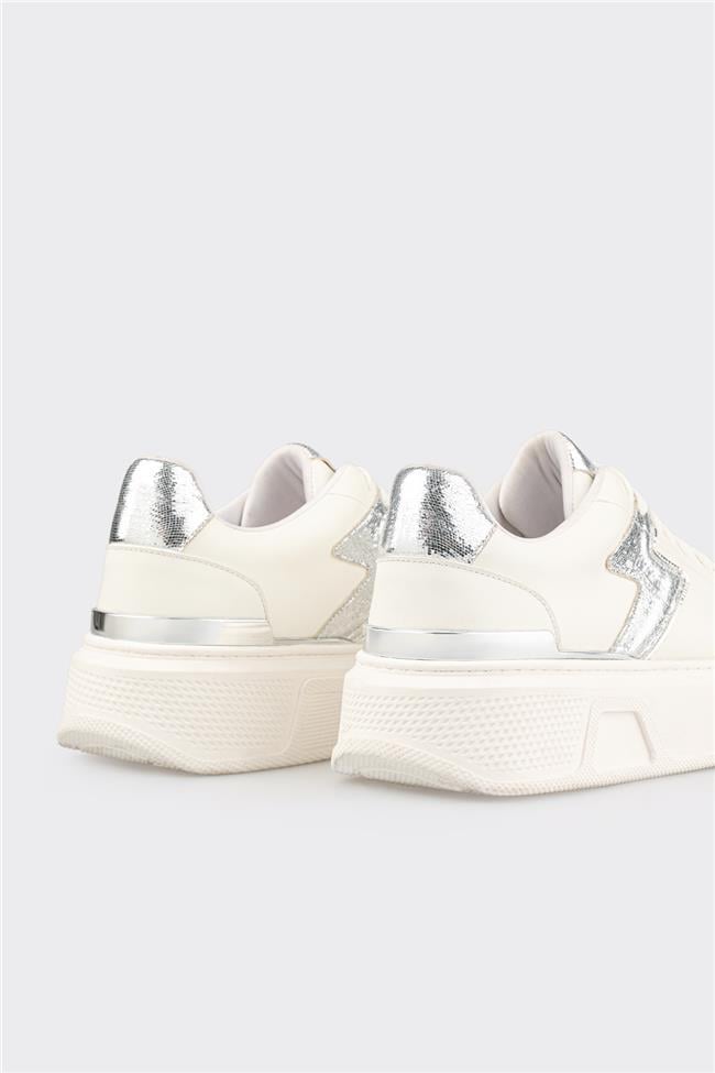 Beyaz Kadın Spor Ayakkabı