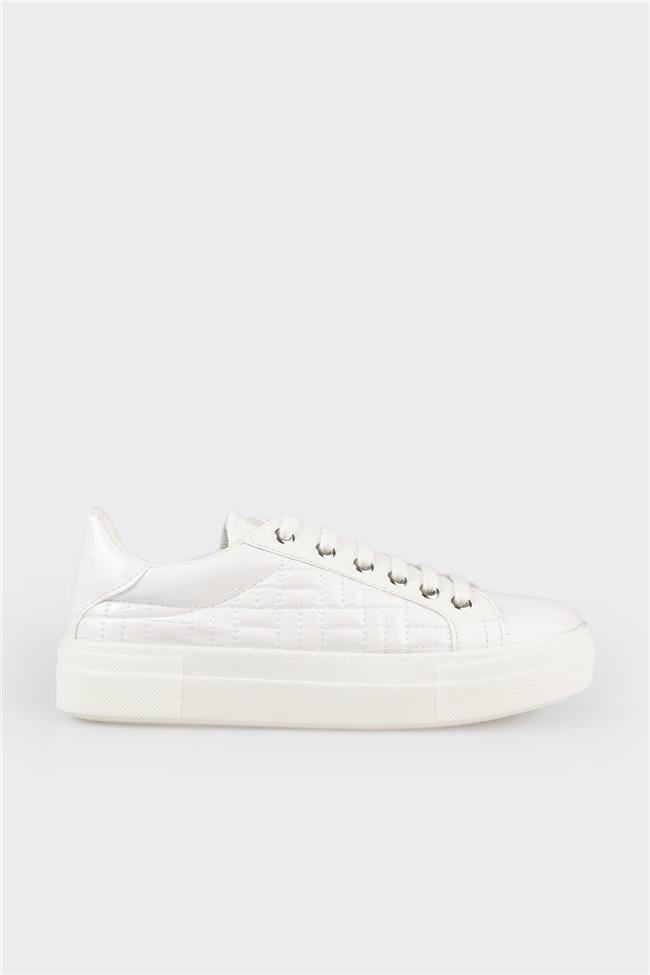 Beyaz Kadın Spor Ayakkabı