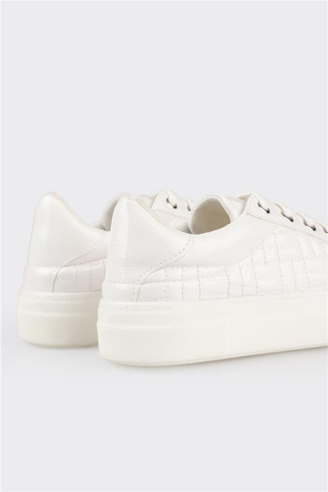 Beyaz Kadın Spor Ayakkabı