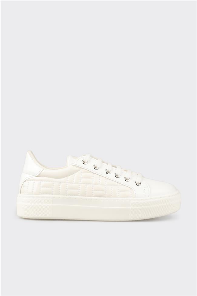 Beyaz Kadın Spor Ayakkabı