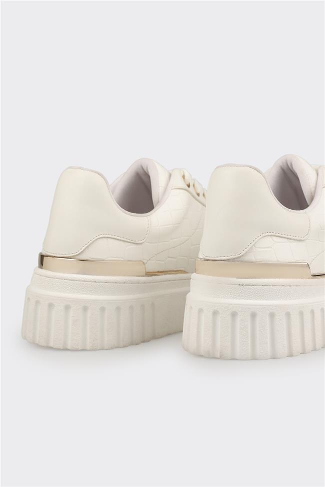 Beyaz Kadın Spor Ayakkabı