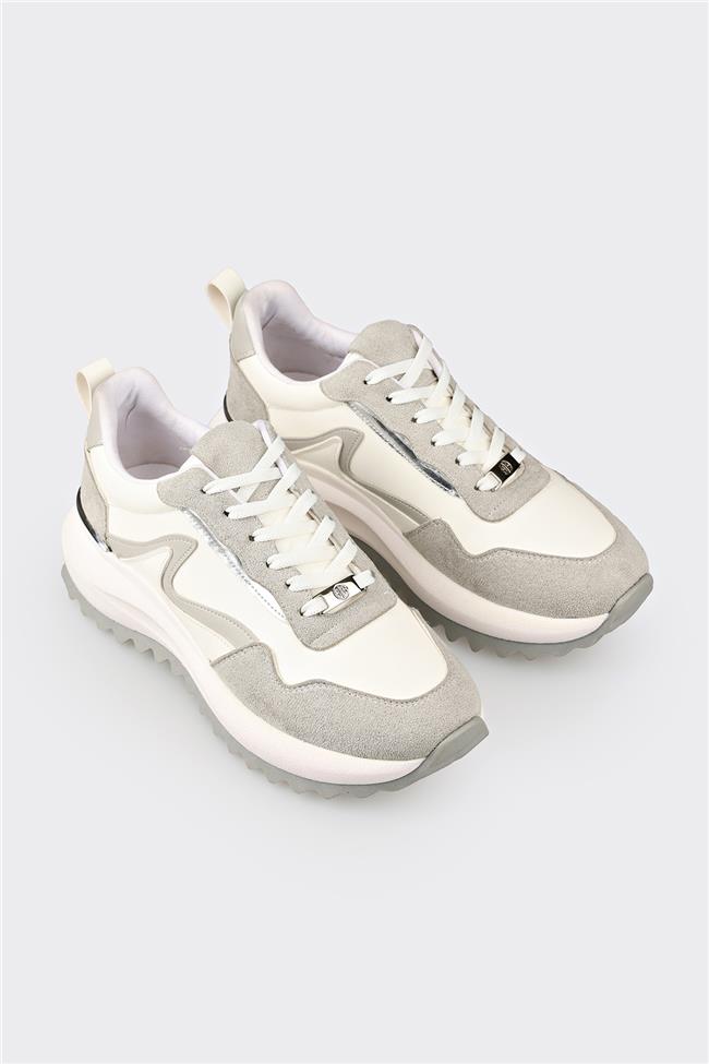 Beyaz Kadın Spor Ayakkabı