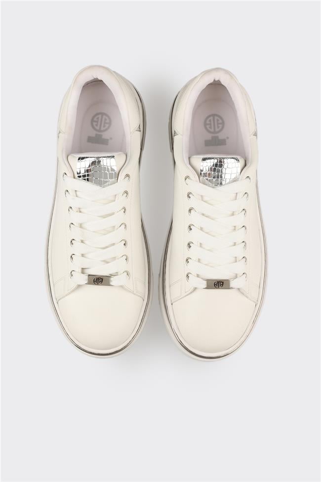 Beyaz Kadın Spor Ayakkabı