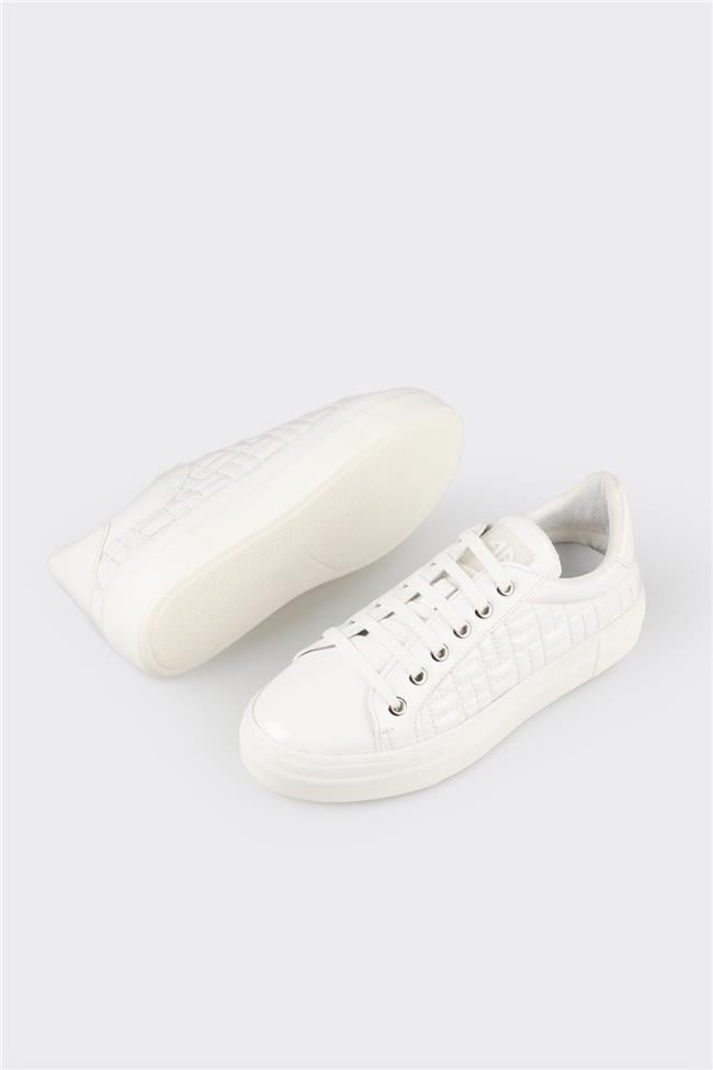 Beyaz Kadın Spor Ayakkabı