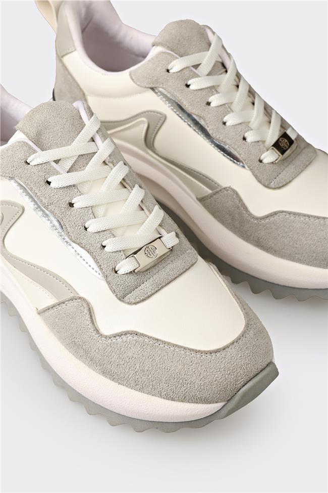 Beyaz Kadın Spor Ayakkabı