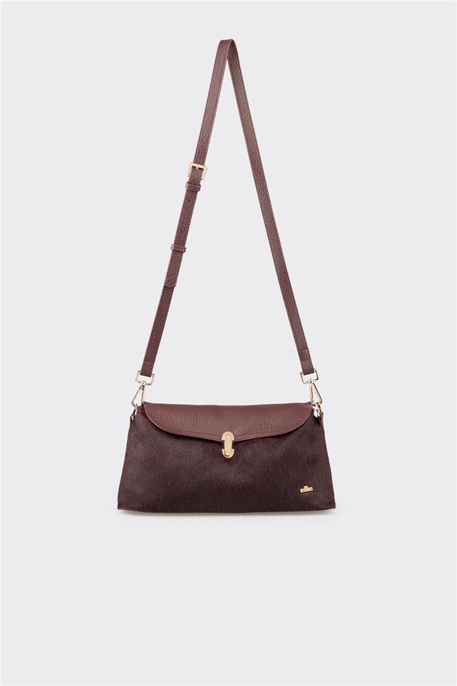 Bordo Kadın Çapraz Çanta